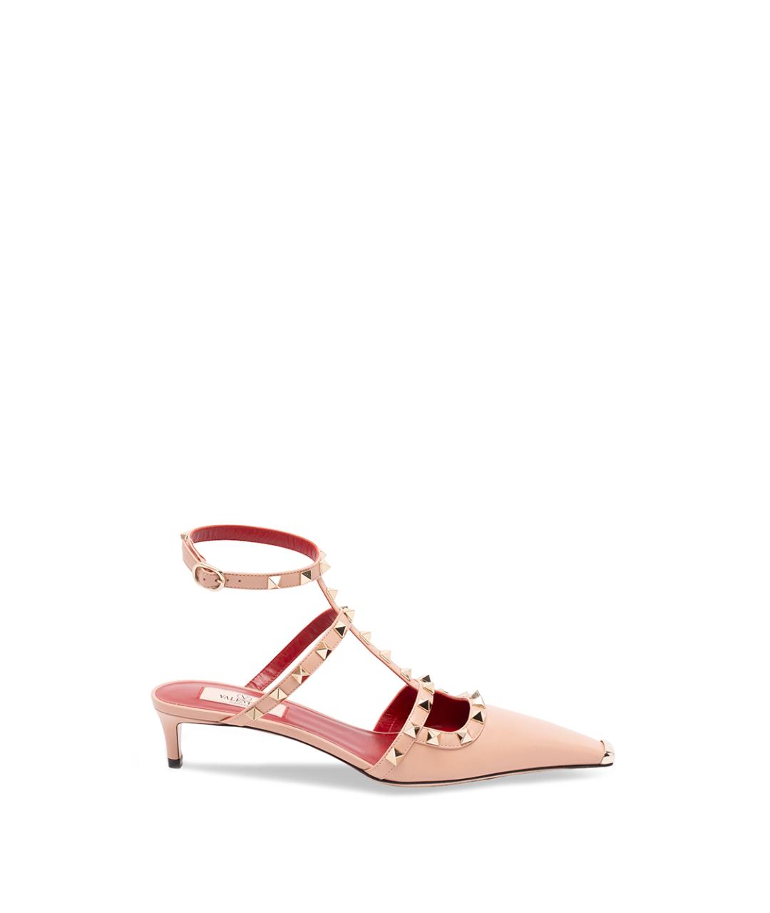 VALENTINO Розовые кожаные туфли, фото 1