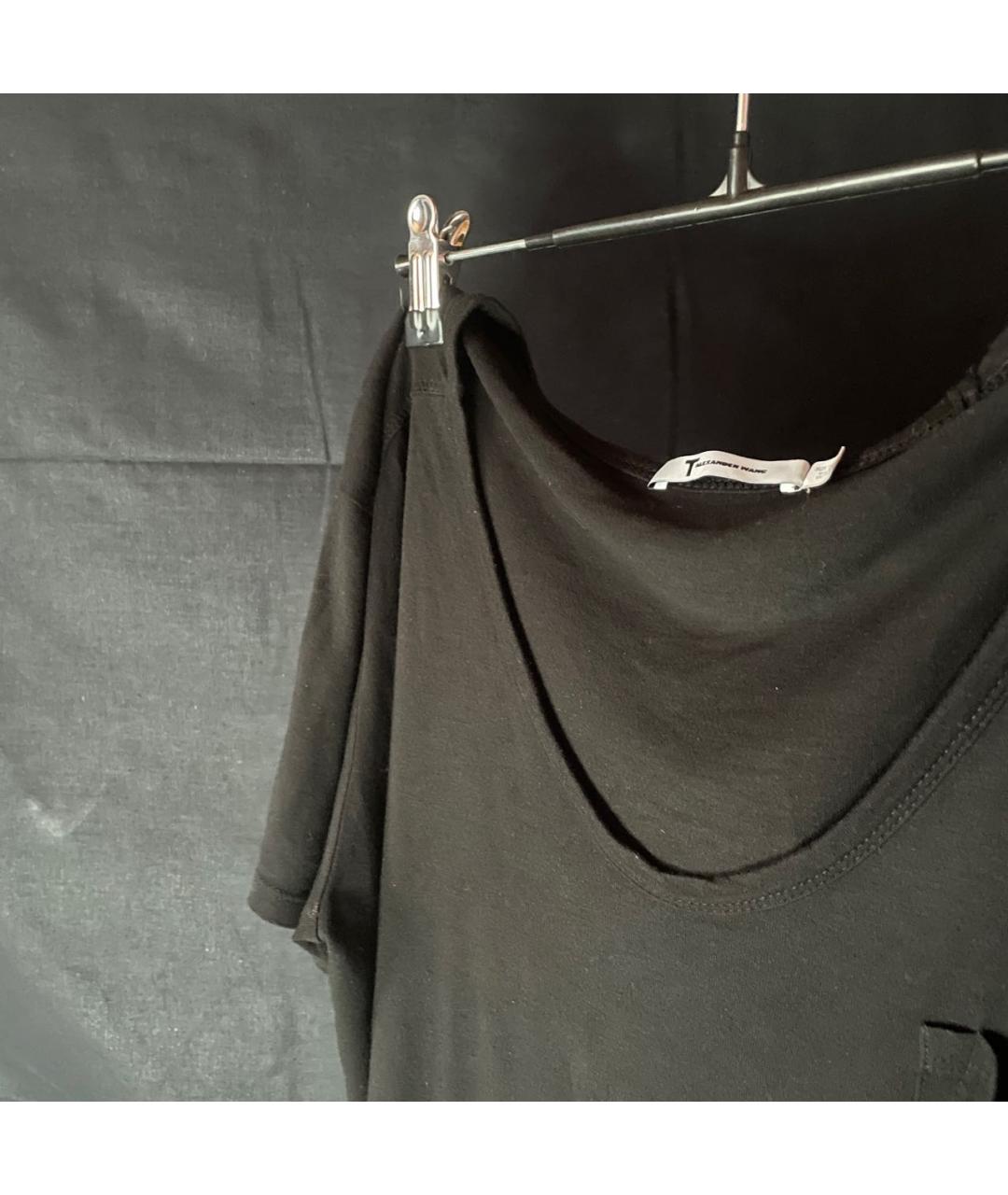 ALEXANDER WANG Черная вискозная футболка, фото 6