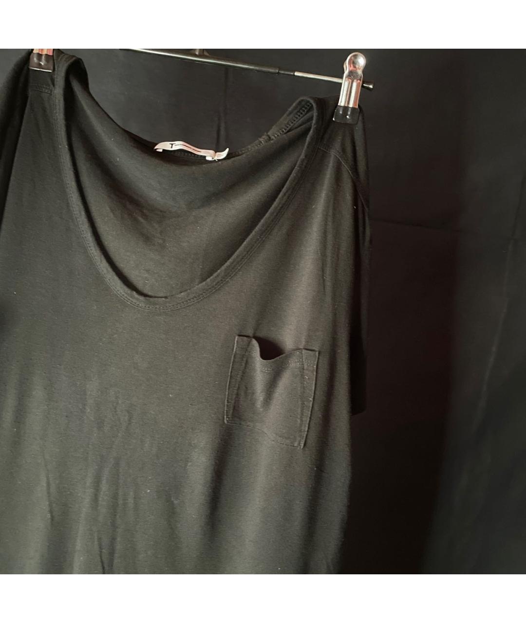 ALEXANDER WANG Черная вискозная футболка, фото 7