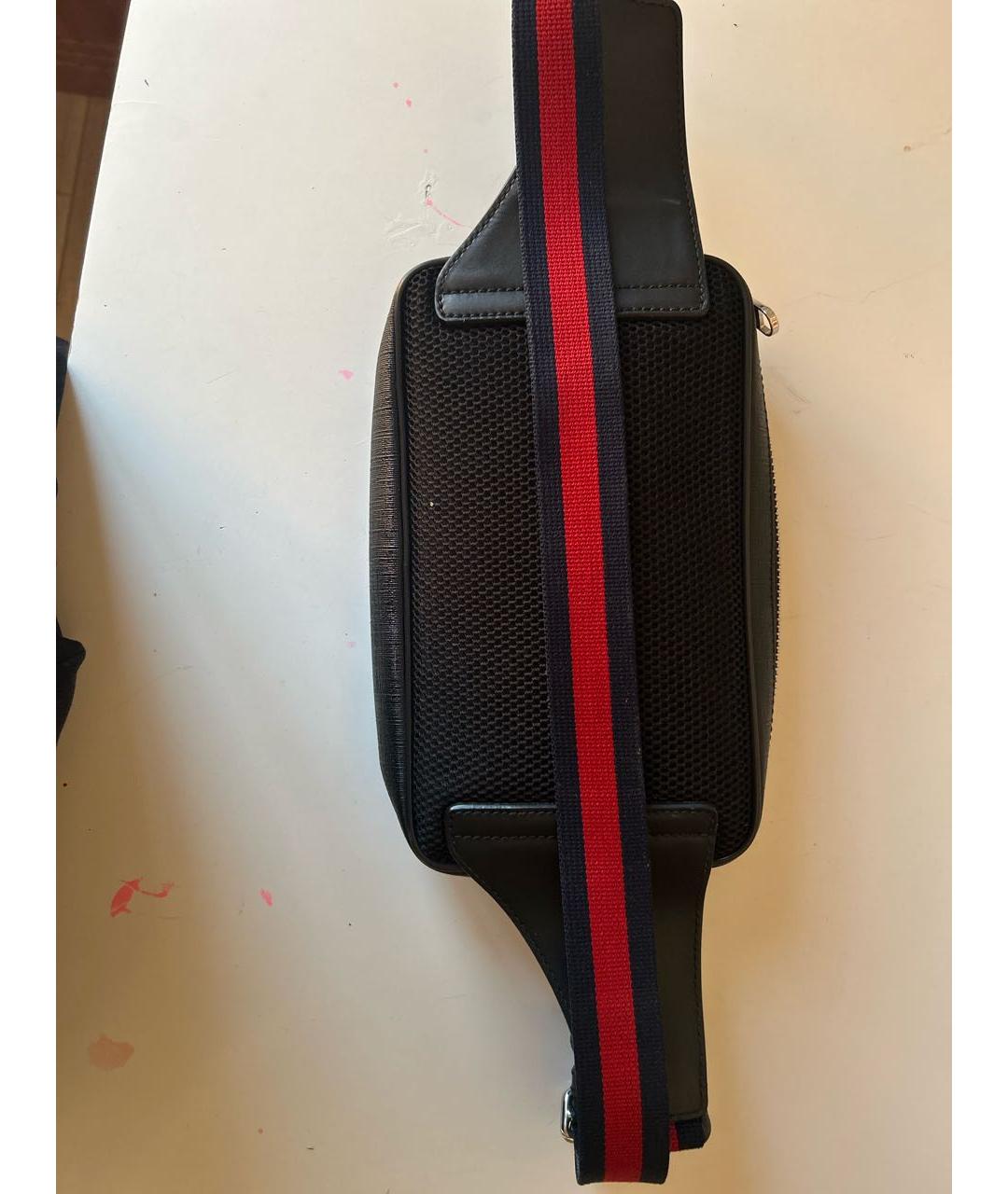 GUCCI Черная поясная сумка, фото 3