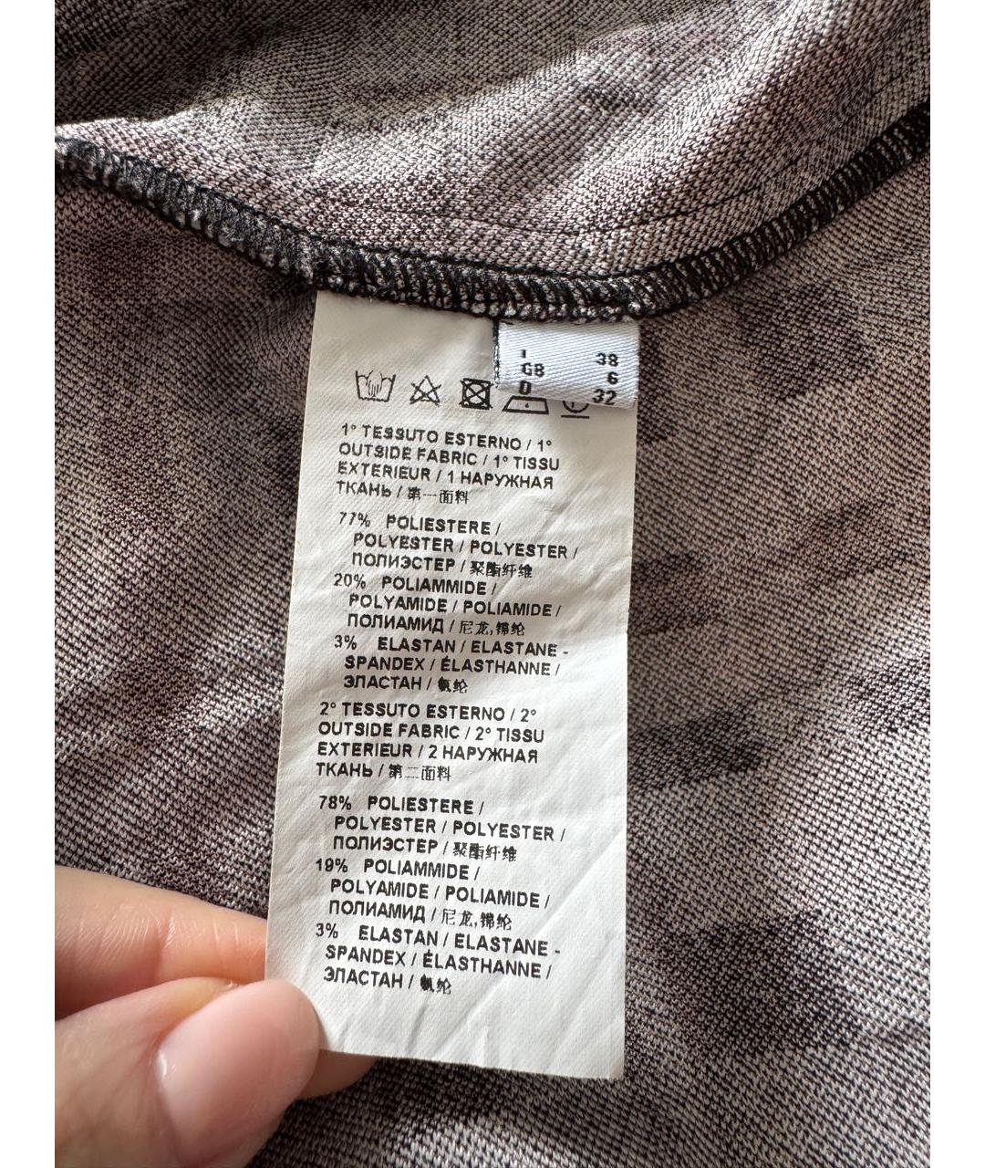 PINKO Мульти полиэстеровое повседневное платье, фото 4