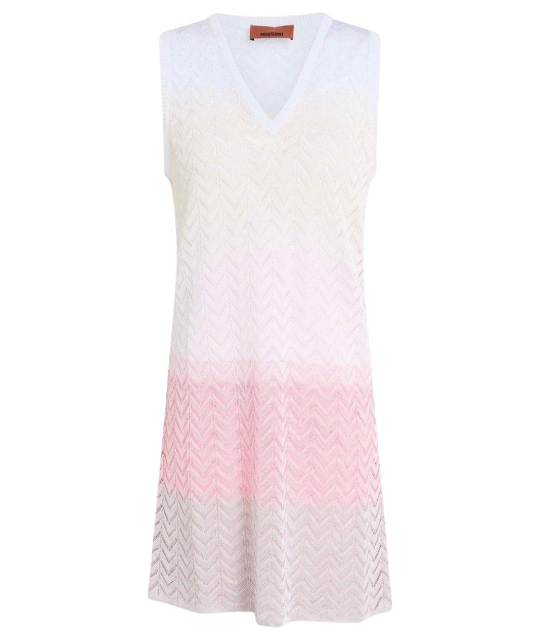 MISSONI Розовое вискозное повседневное платье, фото 1