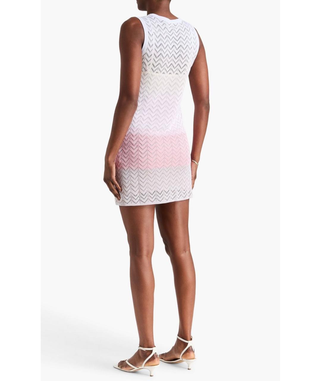 MISSONI Розовое вискозное повседневное платье, фото 3