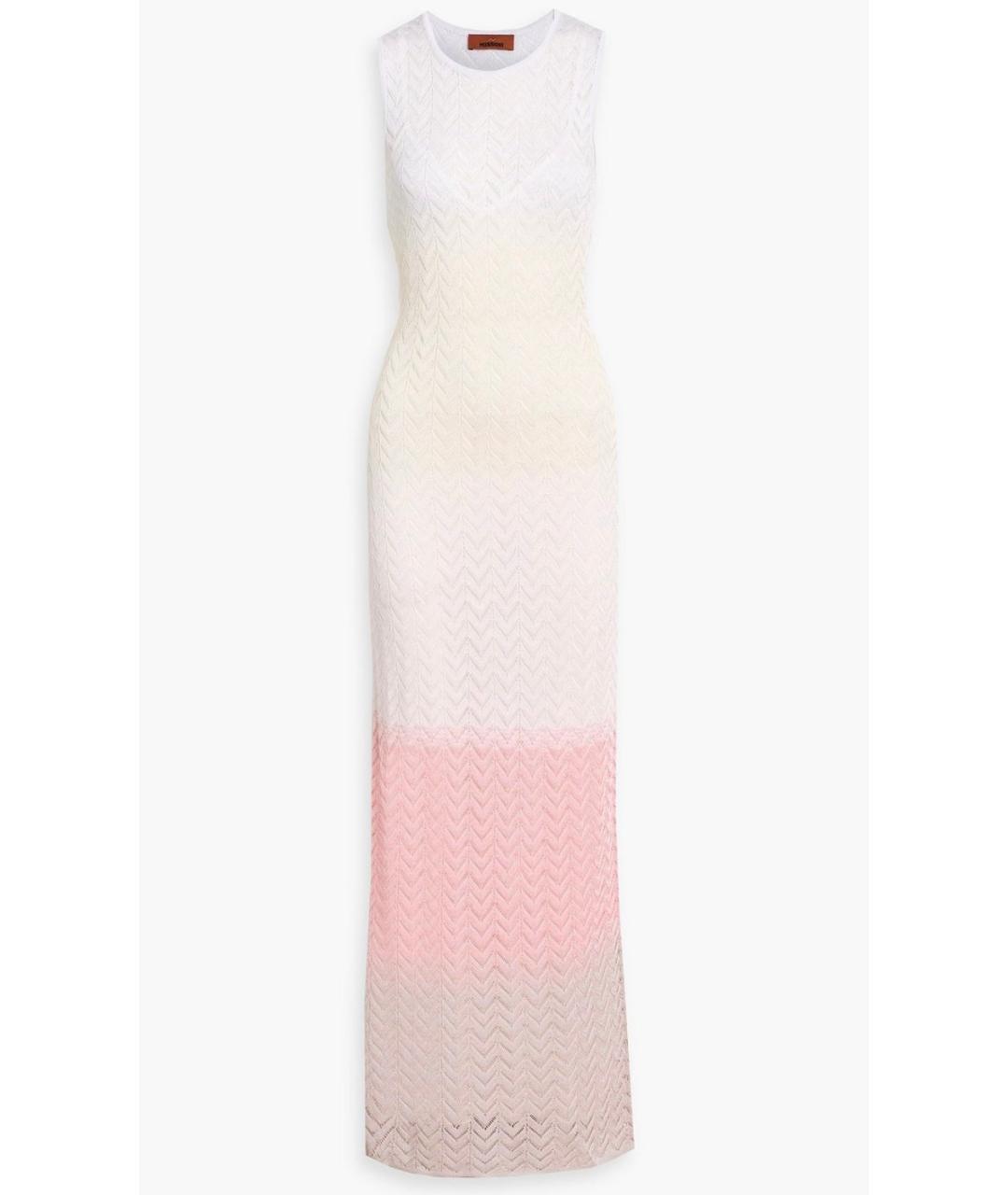 MISSONI Розовое вискозное повседневное платье, фото 4