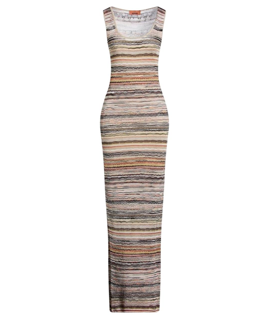 MISSONI Мульти вискозное коктейльное платье, фото 1