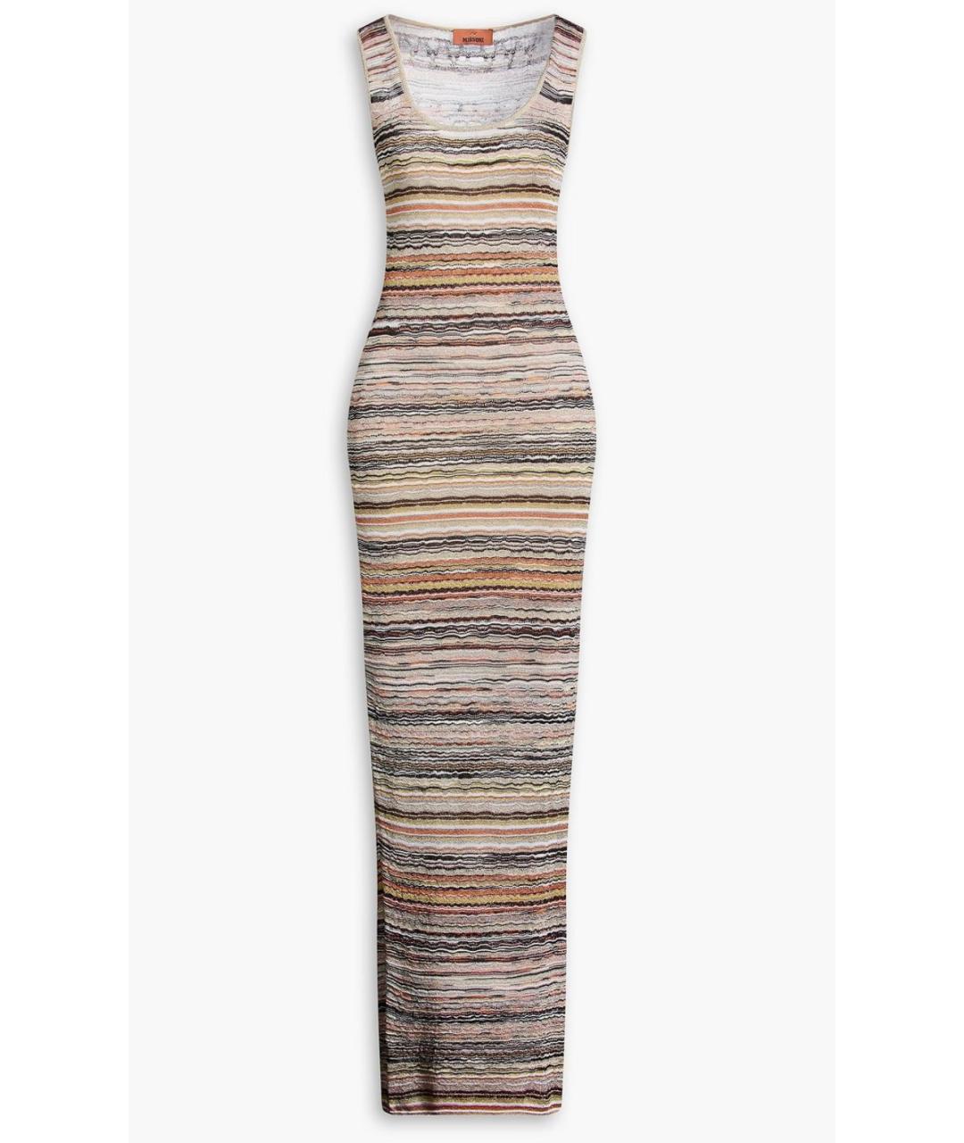 MISSONI Мульти вискозное коктейльное платье, фото 4