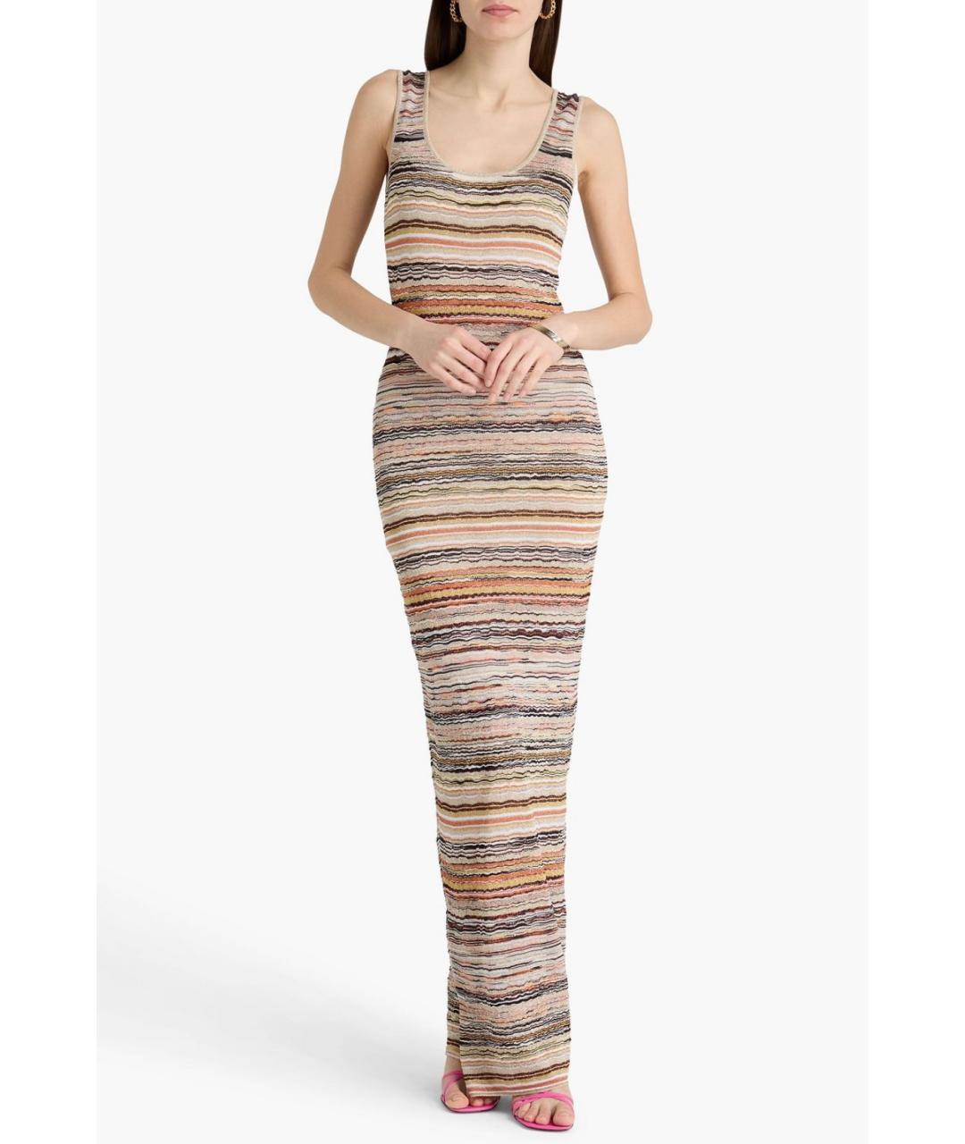 MISSONI Мульти вискозное коктейльное платье, фото 2