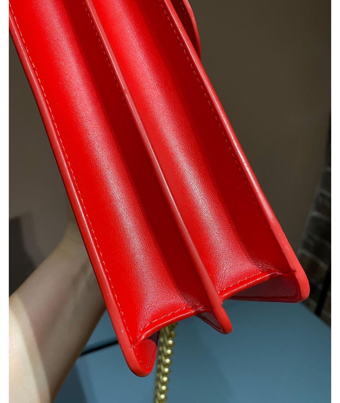 PINKO Красная кожаная сумка тоут, фото 4