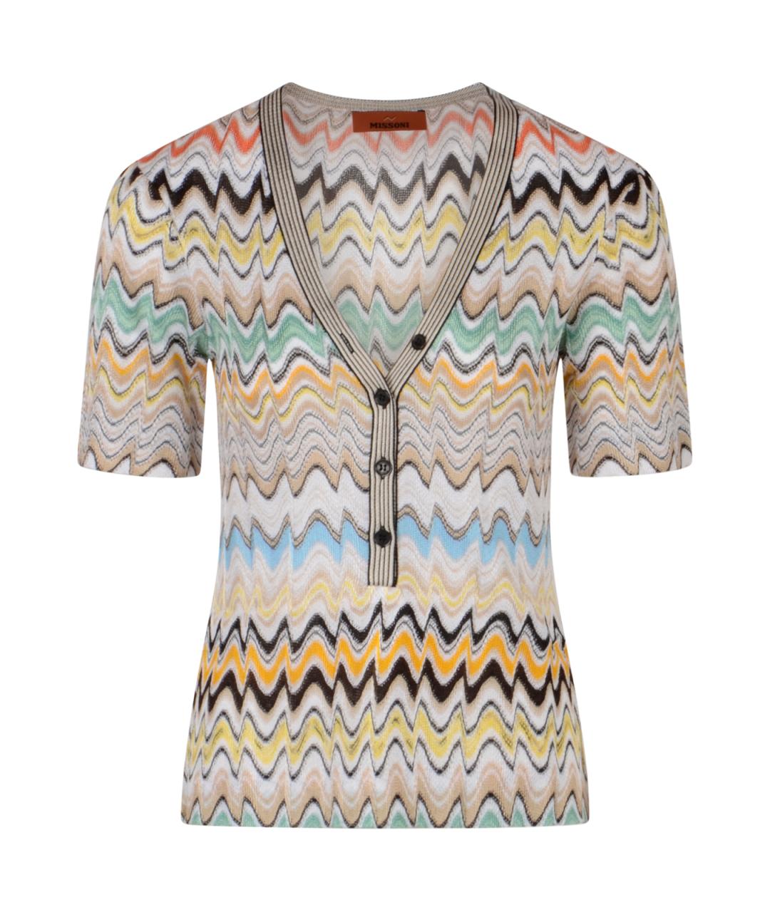 MISSONI Мульти вискозная блузы, фото 1