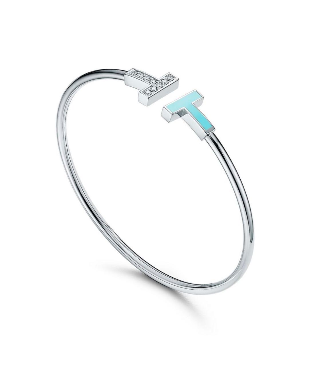 TIFFANY&CO Серебряный браслет из белого золота, фото 2