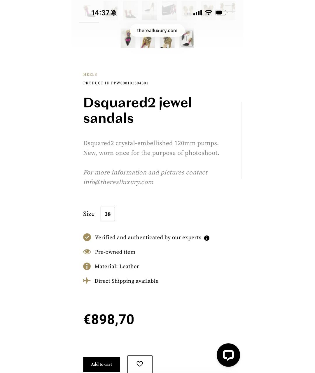 DSQUARED2 Черные кожаные туфли, фото 6