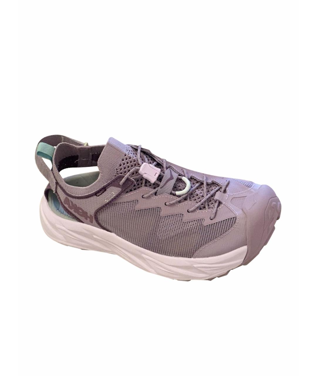 HOKA Фиолетовые синтетические кроссовки, фото 1