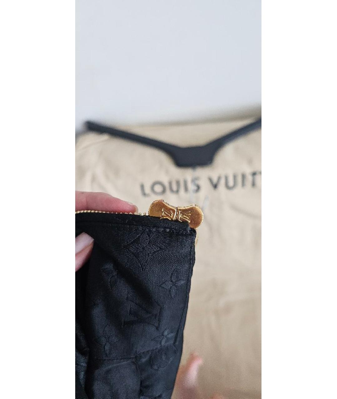 LOUIS VUITTON Черный полиэстеровый пуховик, фото 4