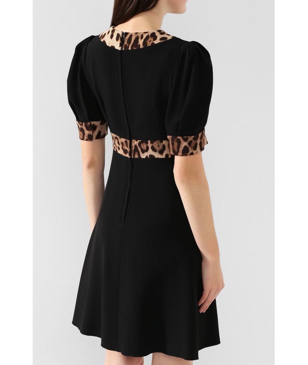 DOLCE&GABBANA Черное коктейльное платье, фото 4