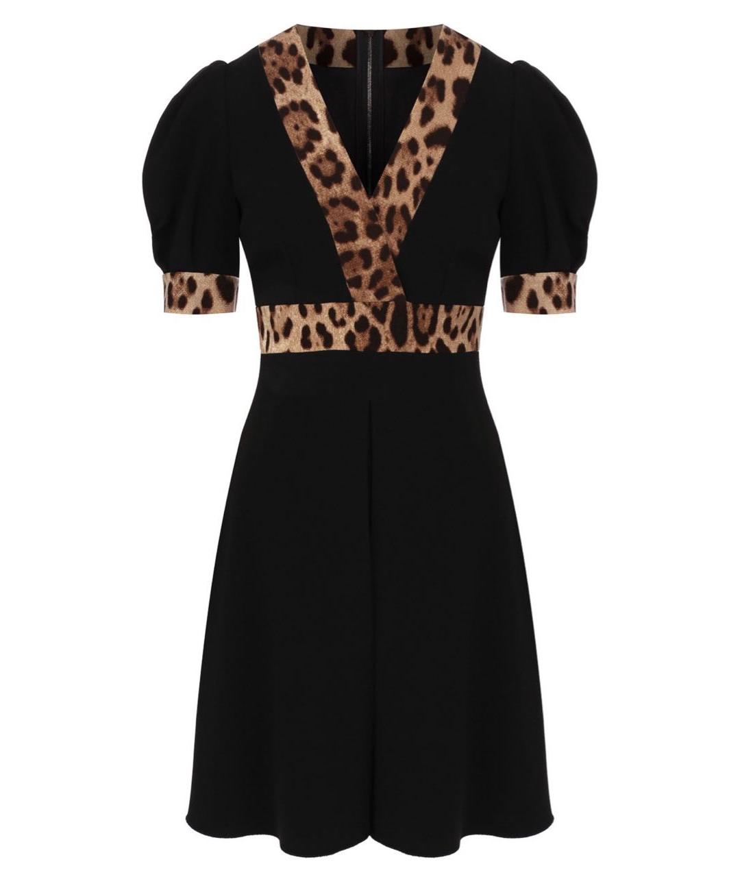 DOLCE&GABBANA Черное коктейльное платье, фото 1