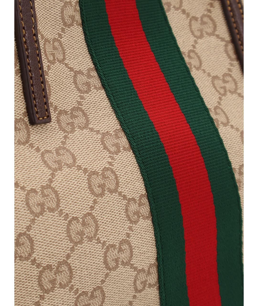 GUCCI Бежевая сумка тоут, фото 5