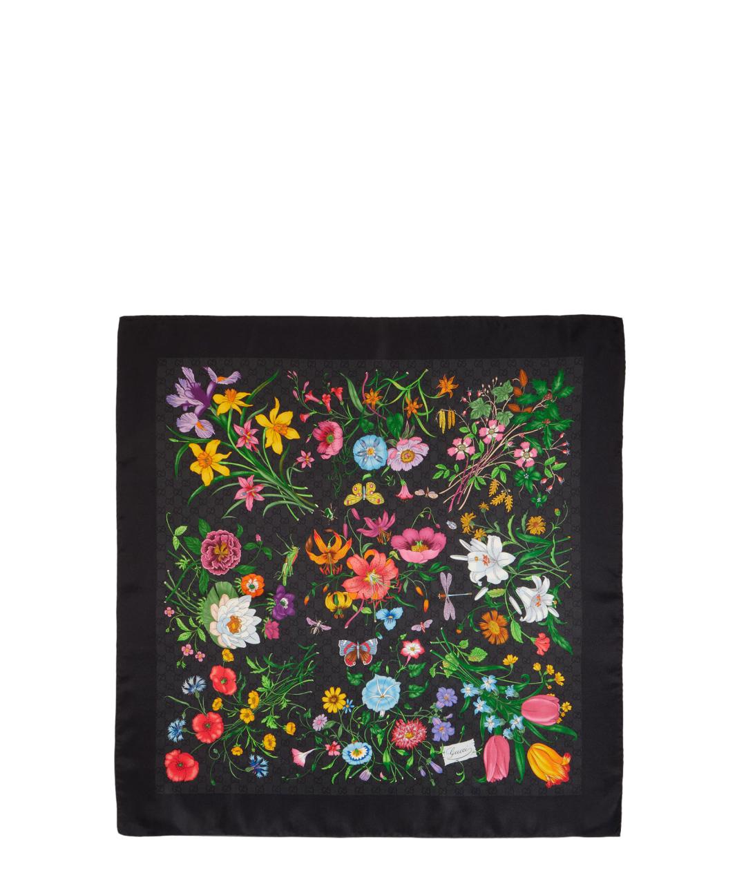 GUCCI Черный платок, фото 1