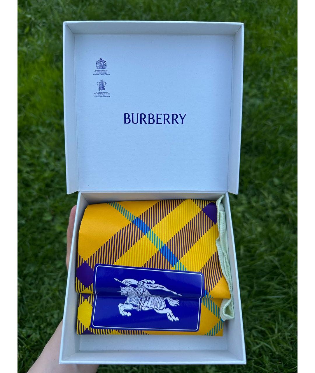 BURBERRY Коричневый полиуретановый кардхолдер, фото 4