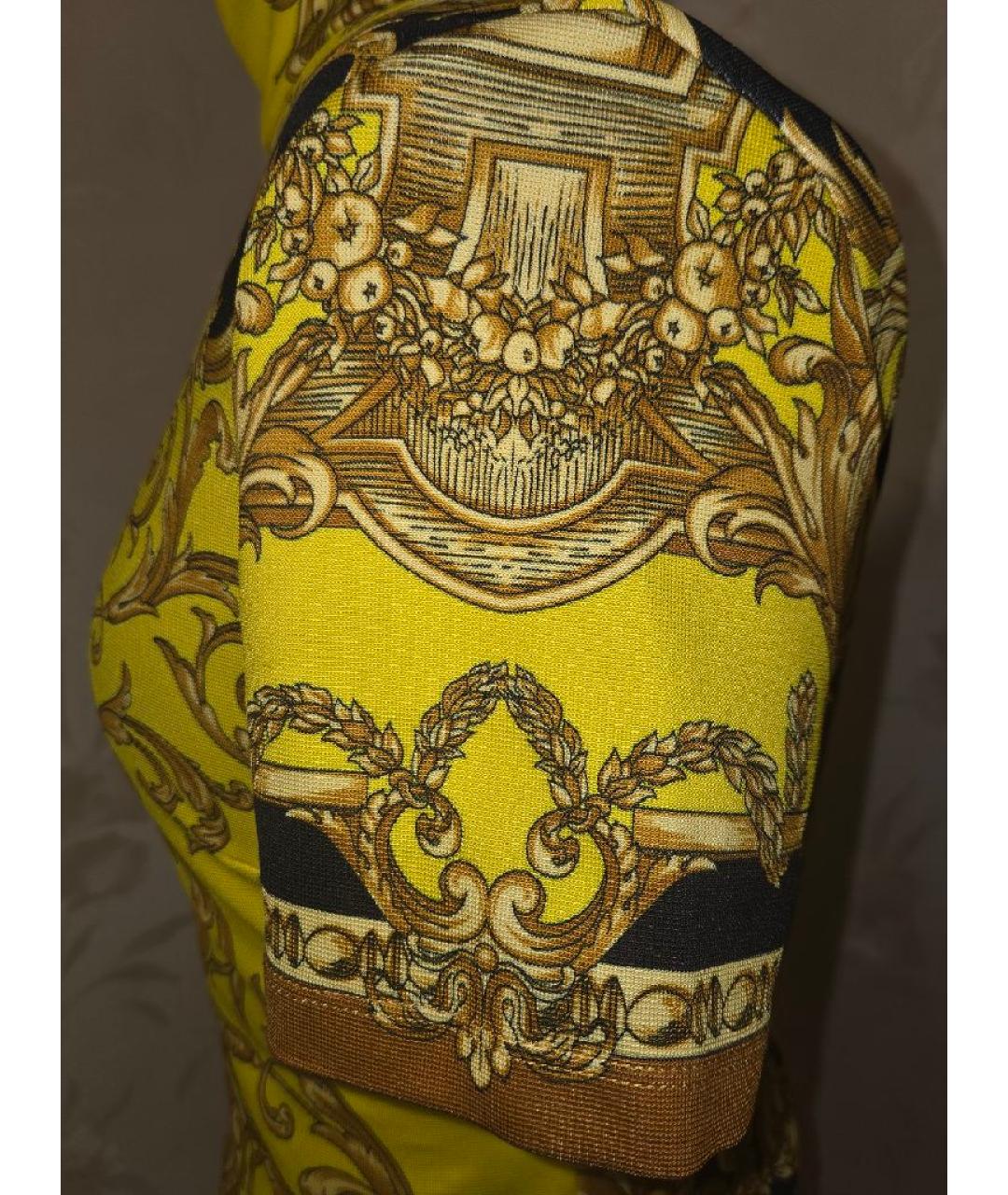 VERSACE Мульти вискозная футболка, фото 3
