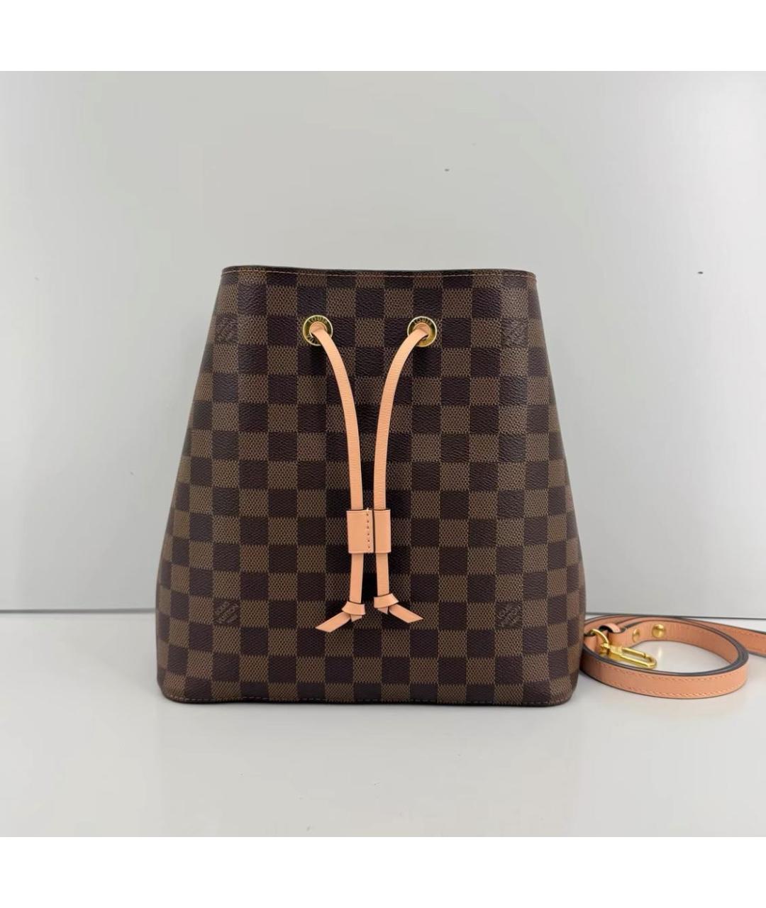 LOUIS VUITTON Коричневая сумка через плечо, фото 6