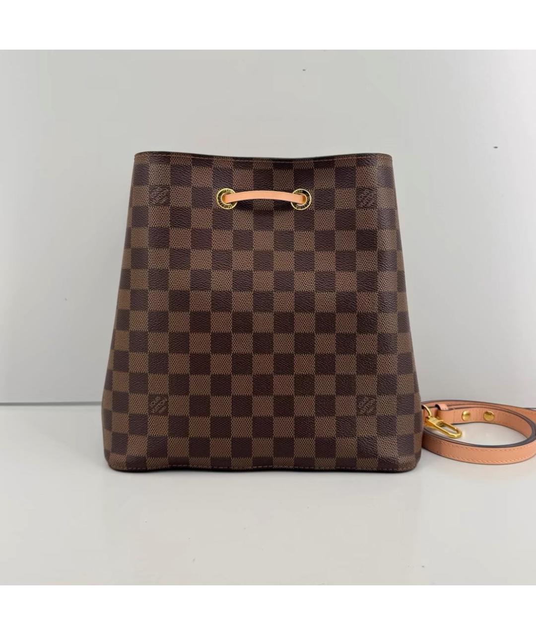 LOUIS VUITTON Коричневая сумка через плечо, фото 2