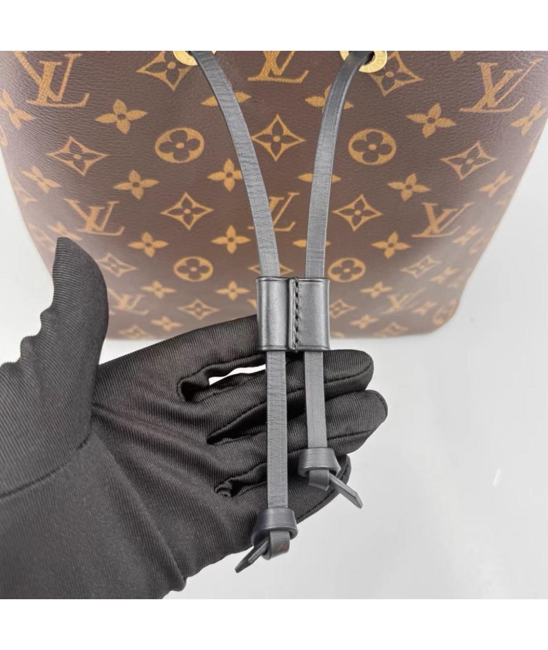 LOUIS VUITTON Коричневая сумка через плечо, фото 6