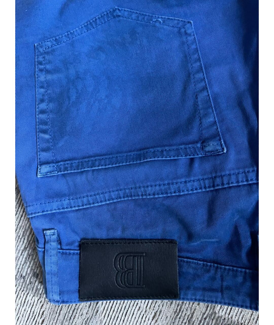BALMAIN Синие хлопковые джинсы слим, фото 6