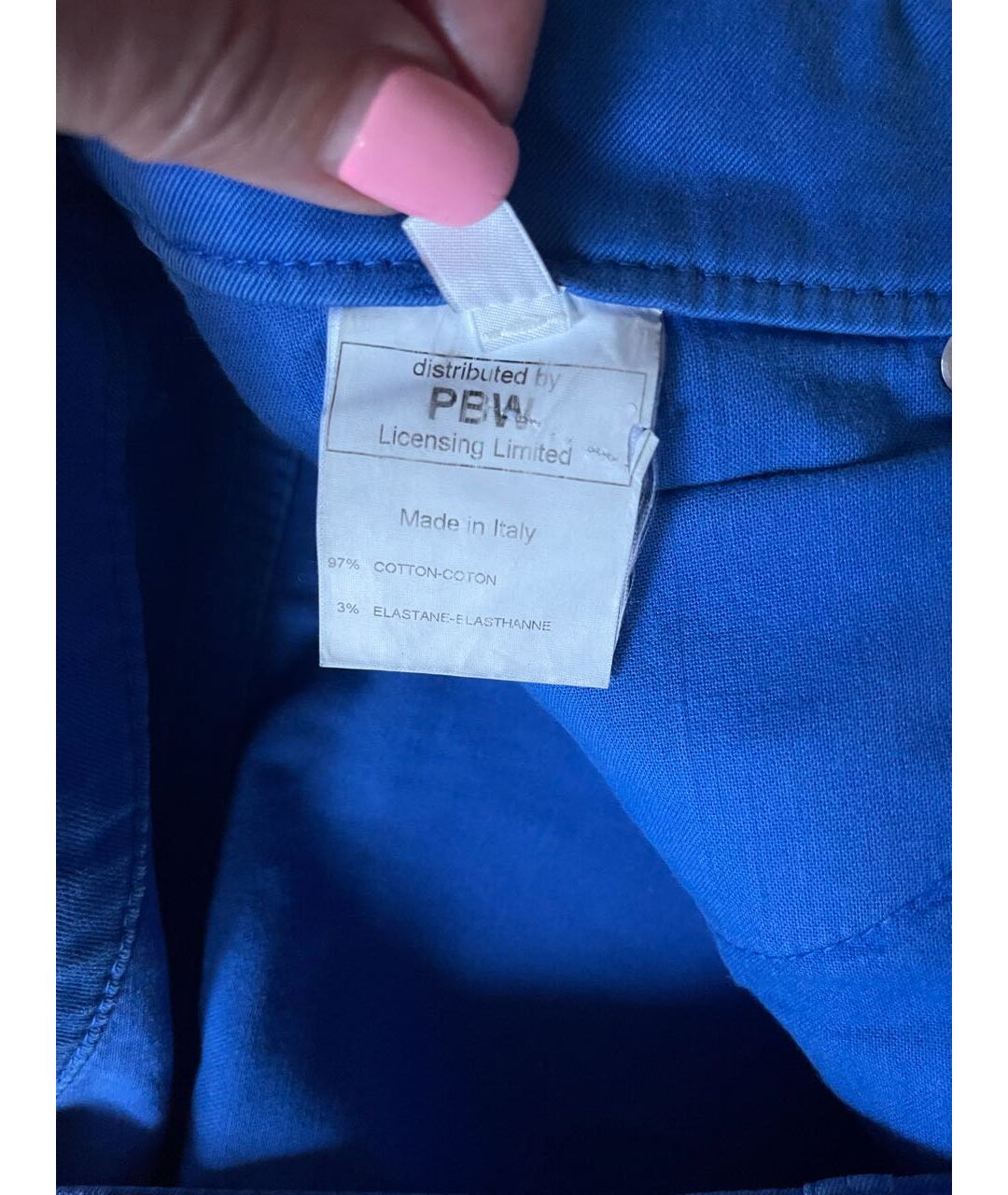 BALMAIN Синие хлопковые джинсы слим, фото 3