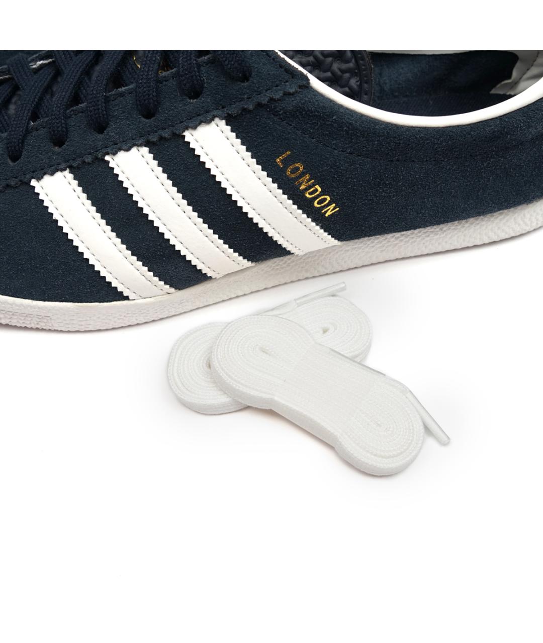 ADIDAS Синие замшевые низкие кроссовки / кеды, фото 9