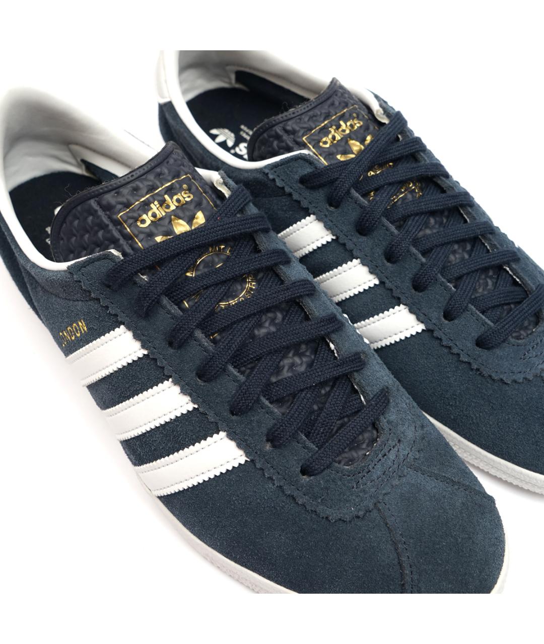 ADIDAS Синие замшевые низкие кроссовки / кеды, фото 7