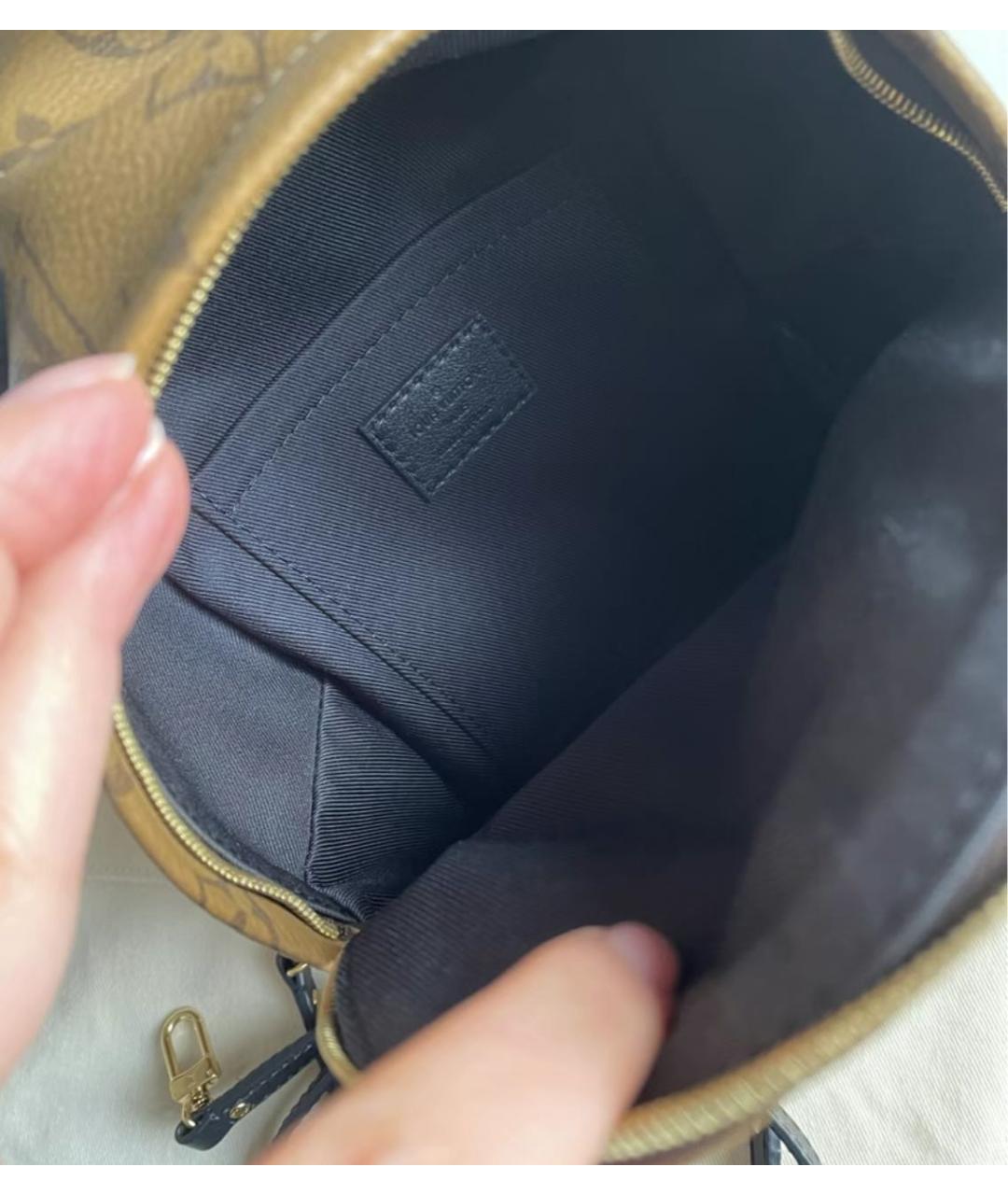 LOUIS VUITTON Коричневый рюкзак, фото 4
