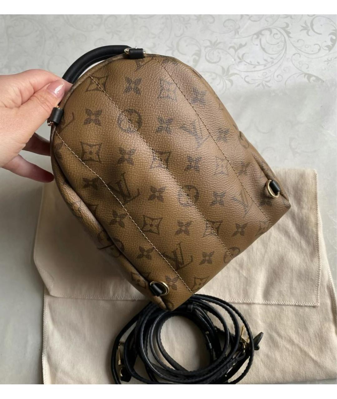 LOUIS VUITTON Коричневый рюкзак, фото 3