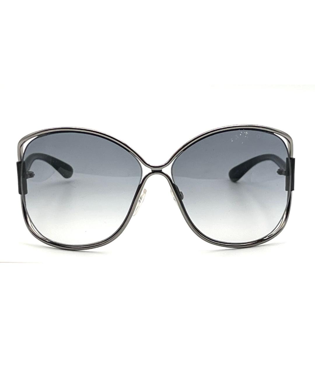 TOM FORD Серые металлические солнцезащитные очки, фото 8