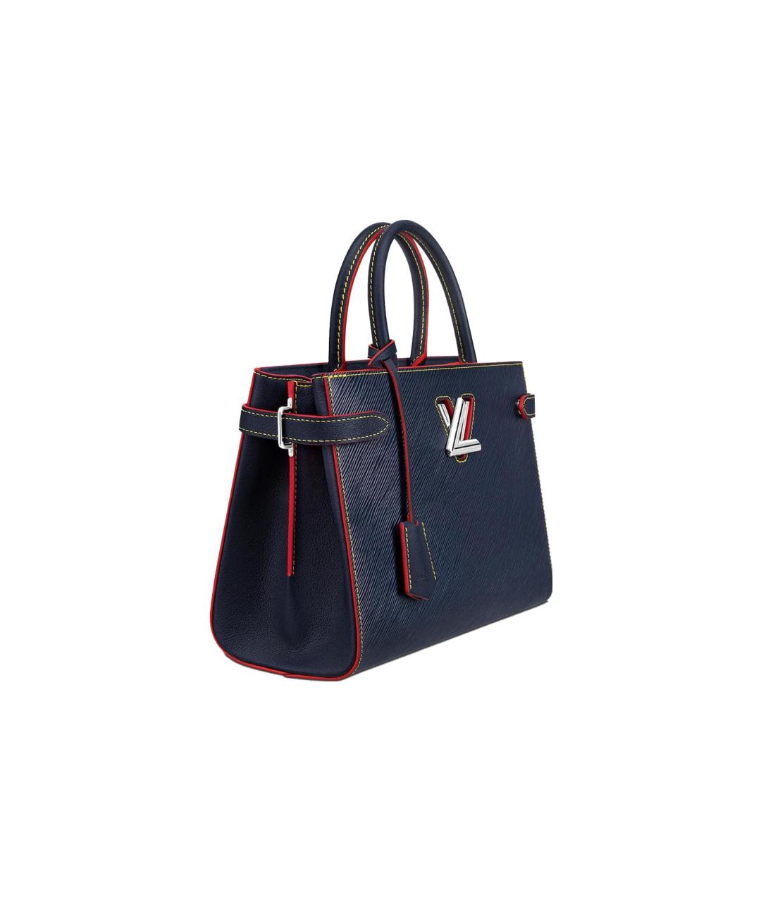 LOUIS VUITTON Синяя кожаная сумка через плечо, фото 2