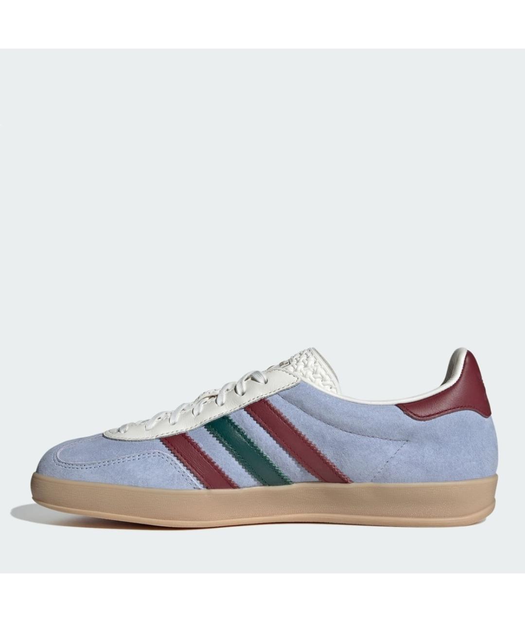 ADIDAS Голубые замшевые низкие кроссовки / кеды, фото 6