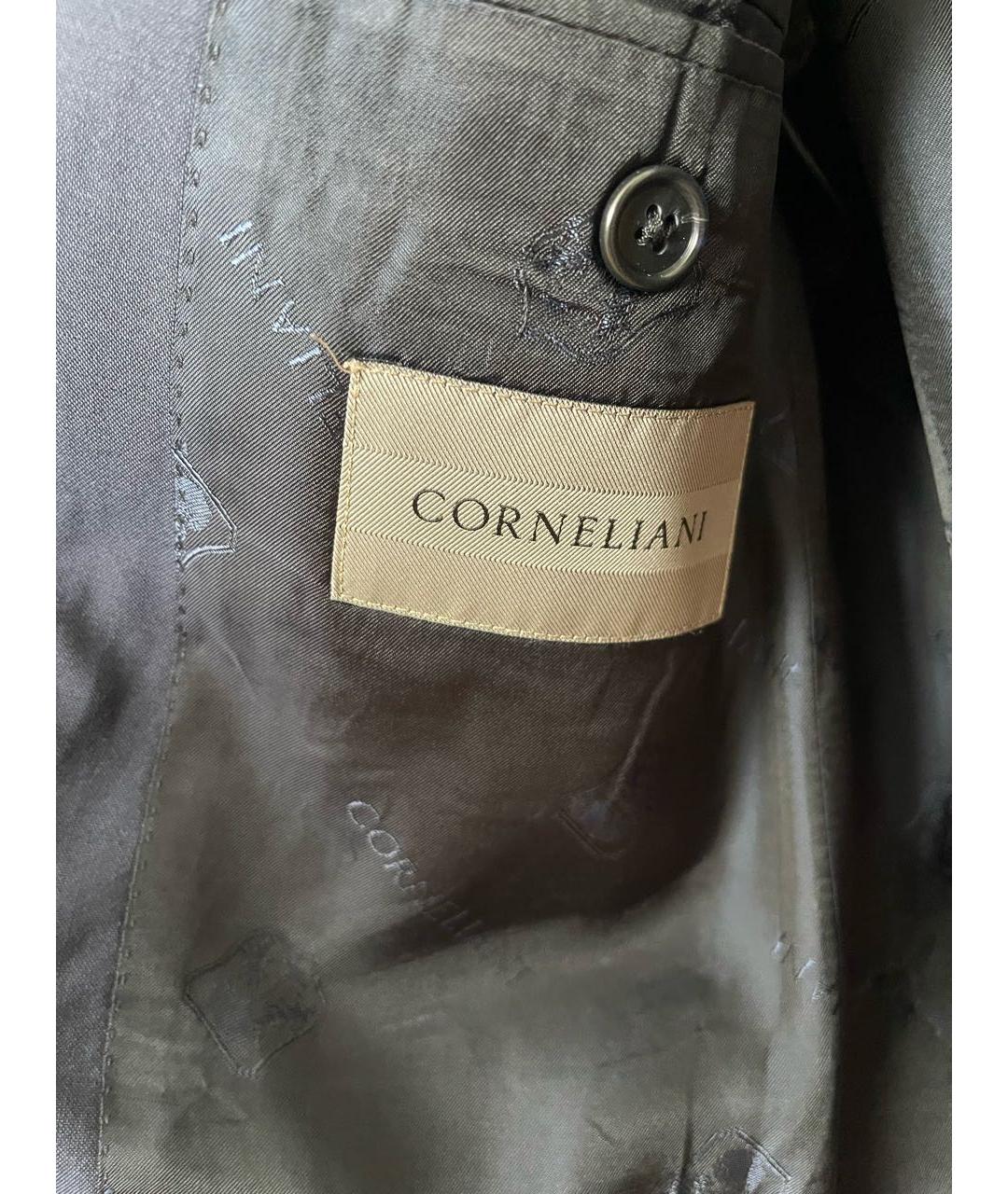 CORNELIANI Темно-синий классический костюм, фото 4