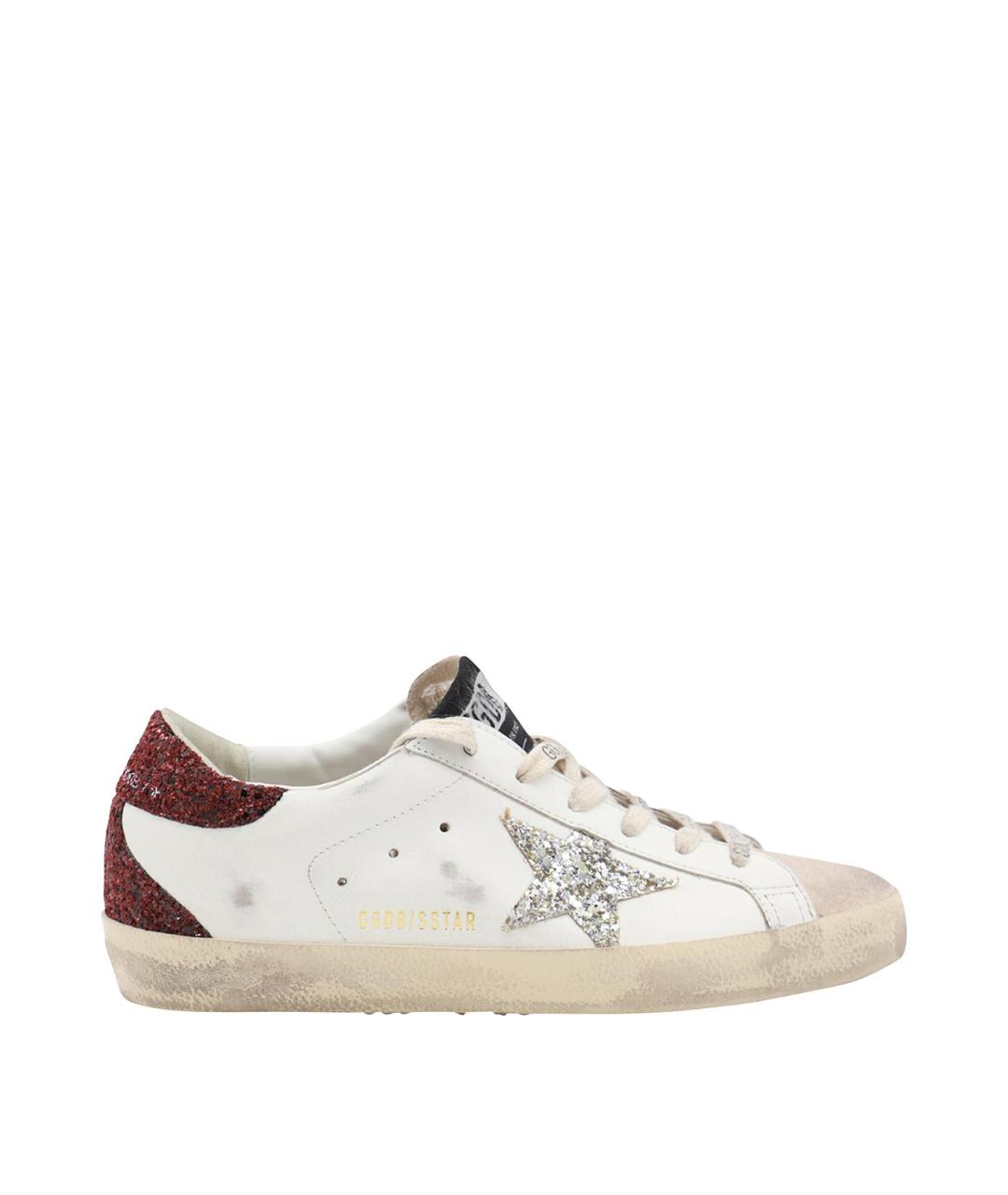 GOLDEN GOOSE DELUXE BRAND Белые кожаные кеды, фото 1