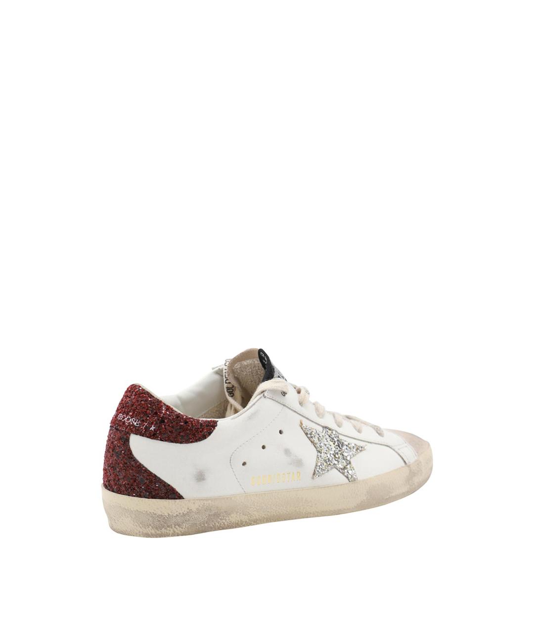 GOLDEN GOOSE DELUXE BRAND Белые кожаные кеды, фото 2