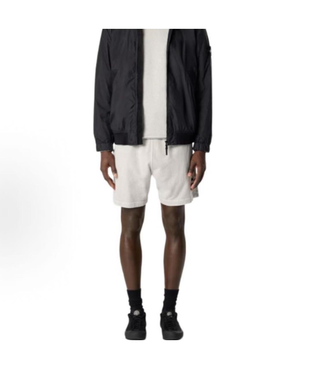 STONE ISLAND Серые шорты, фото 3