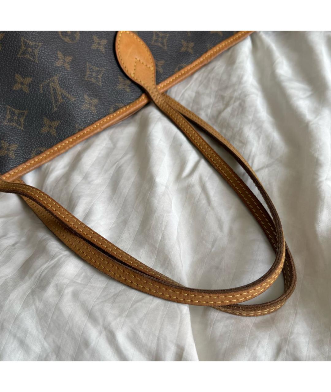 LOUIS VUITTON Коричневая сумка тоут, фото 3