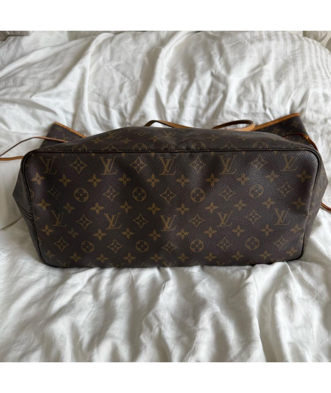 LOUIS VUITTON Коричневая сумка тоут, фото 4