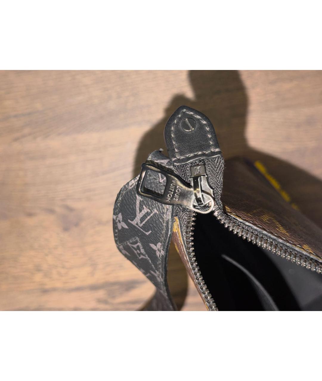 LOUIS VUITTON Коричневая сумка на плечо, фото 6