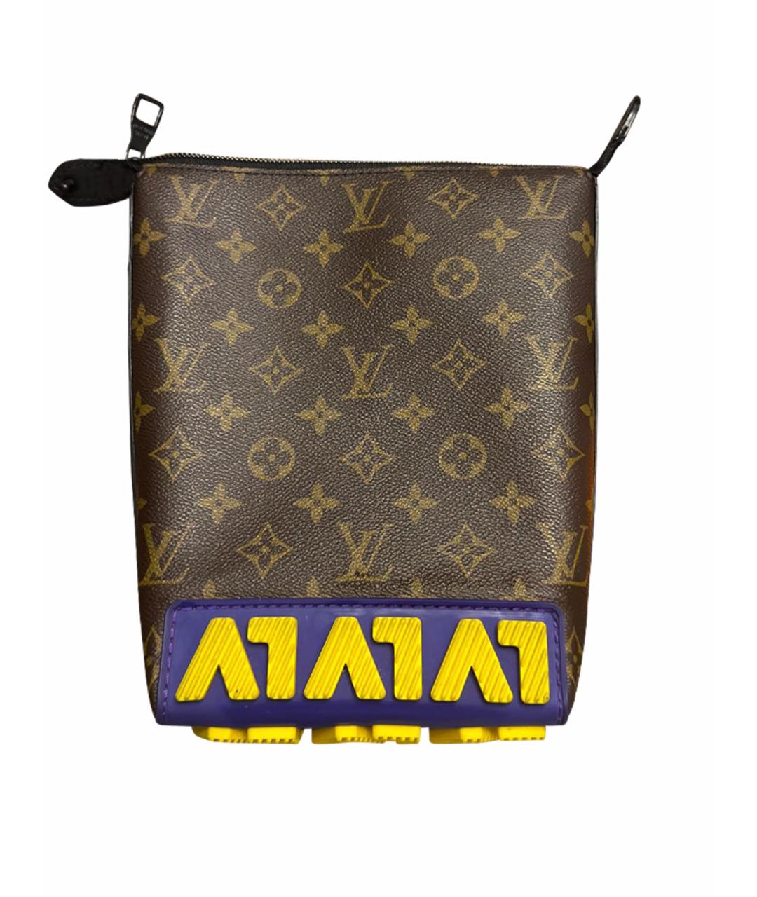 LOUIS VUITTON Коричневая сумка на плечо, фото 1
