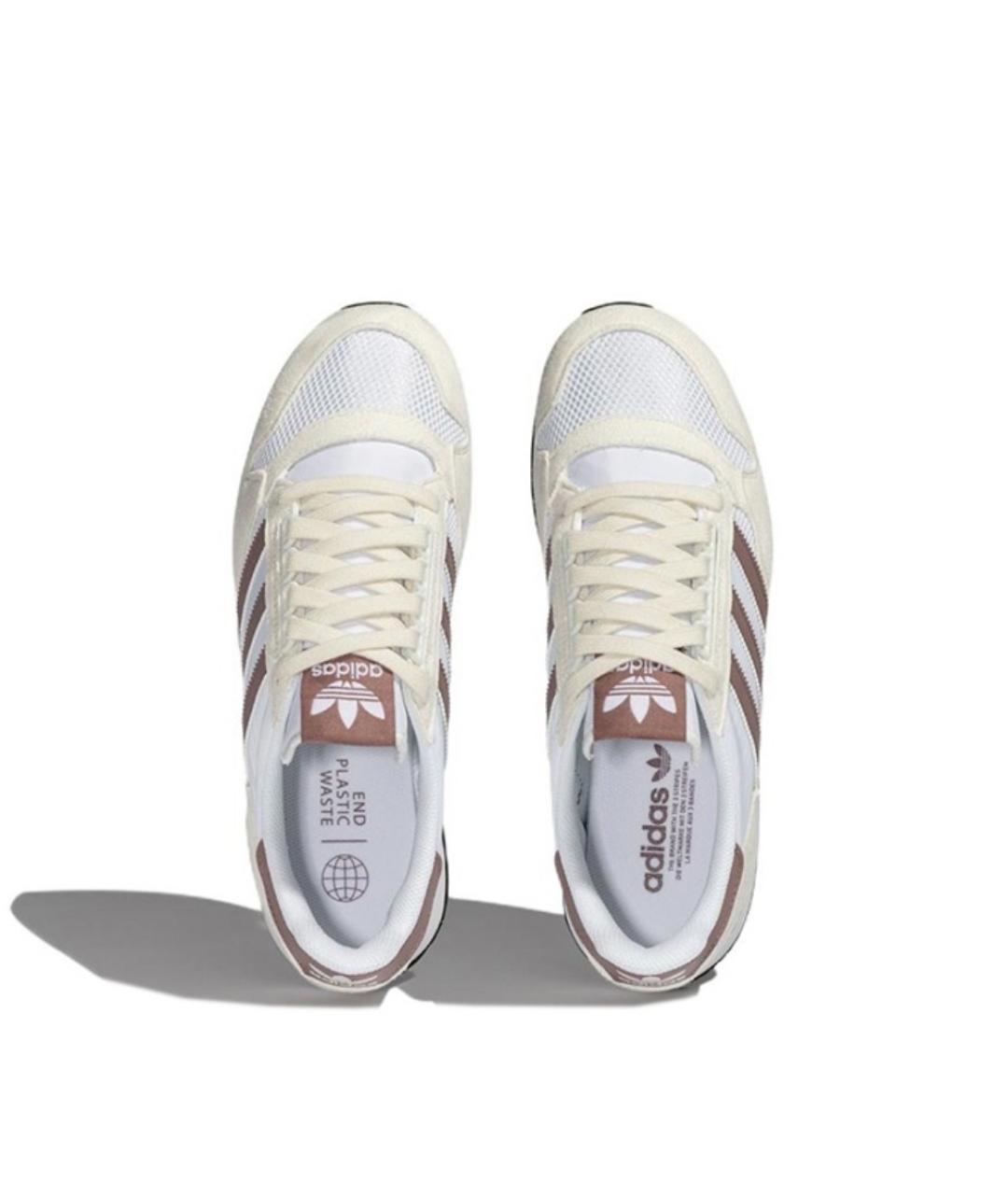 ADIDAS Бежевые замшевые низкие кроссовки / кеды, фото 5