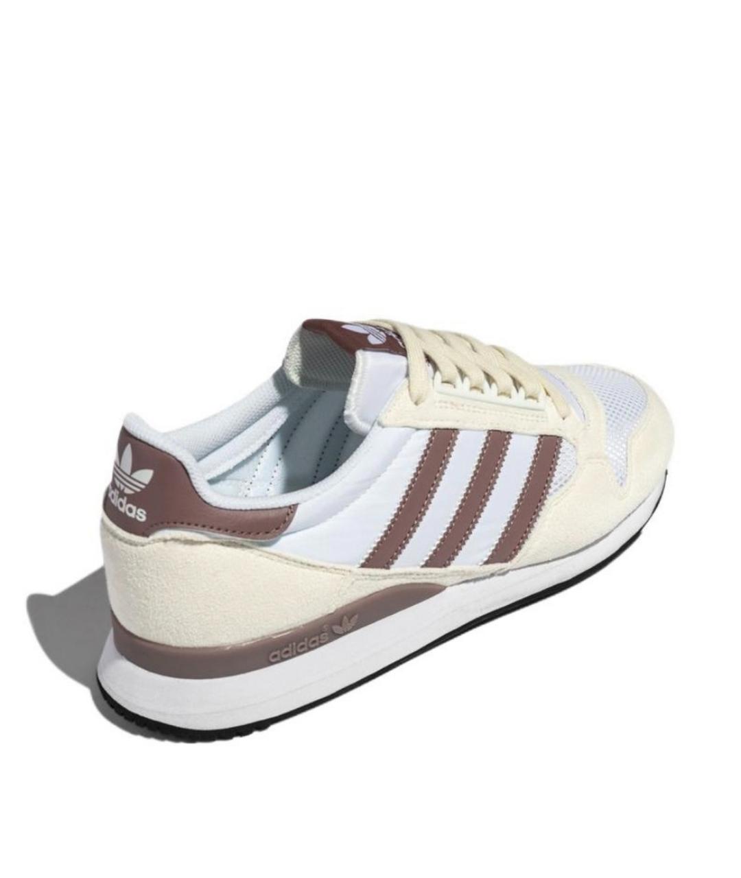 ADIDAS Бежевые замшевые низкие кроссовки / кеды, фото 4