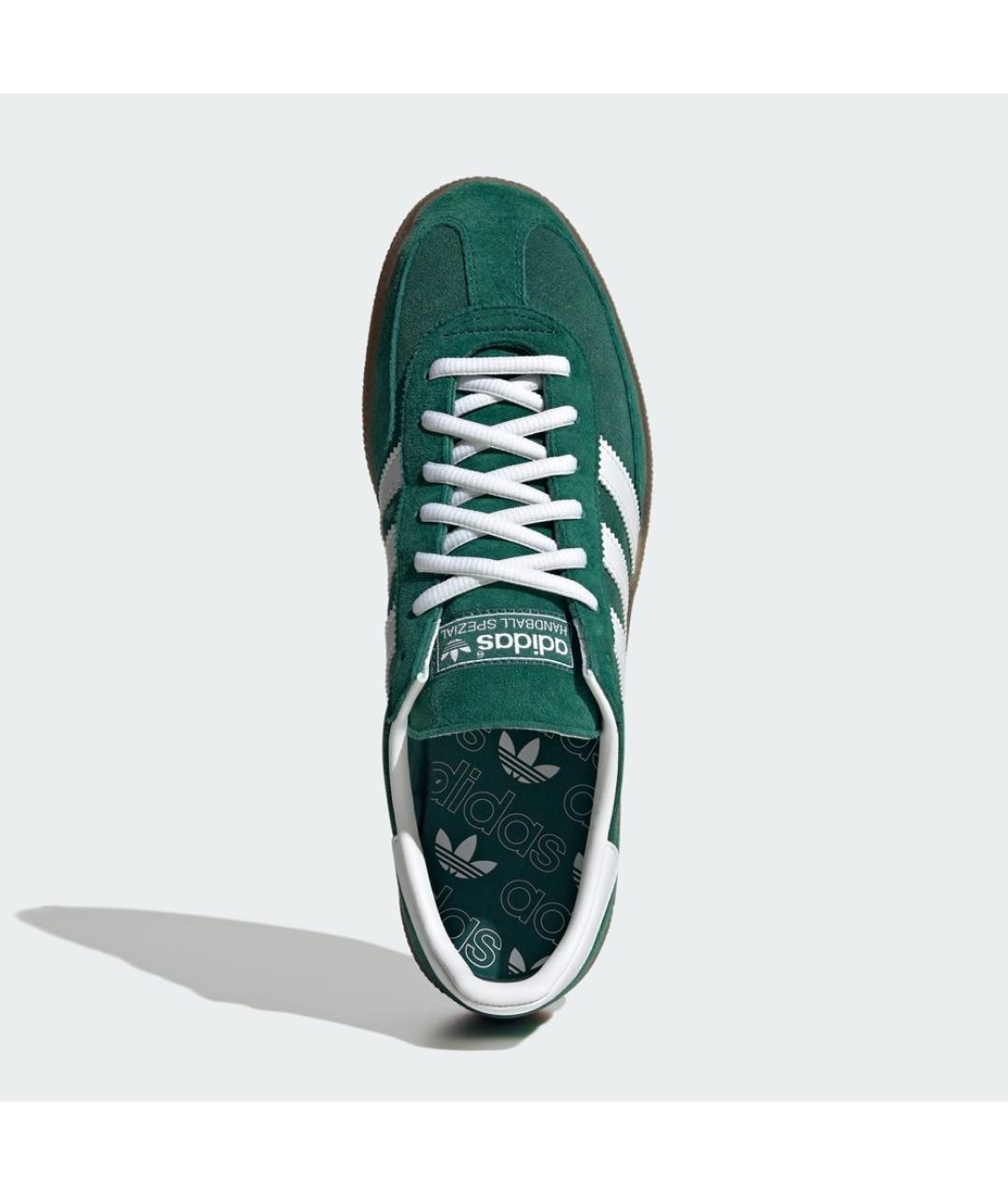 ADIDAS Зеленые замшевые низкие кроссовки / кеды, фото 3