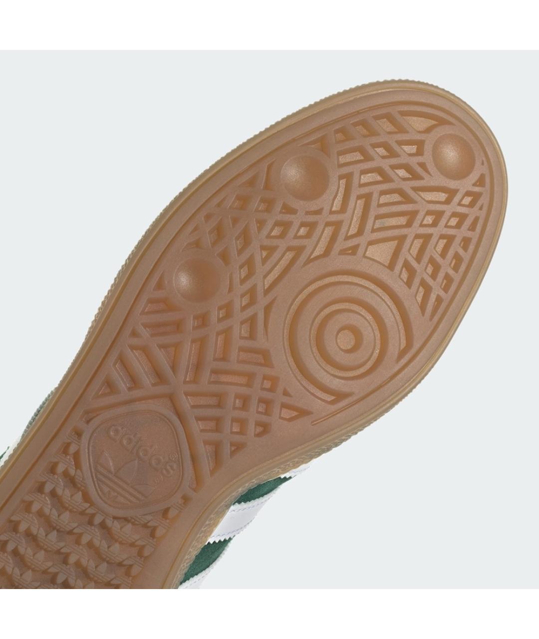 ADIDAS Зеленые замшевые низкие кроссовки / кеды, фото 6