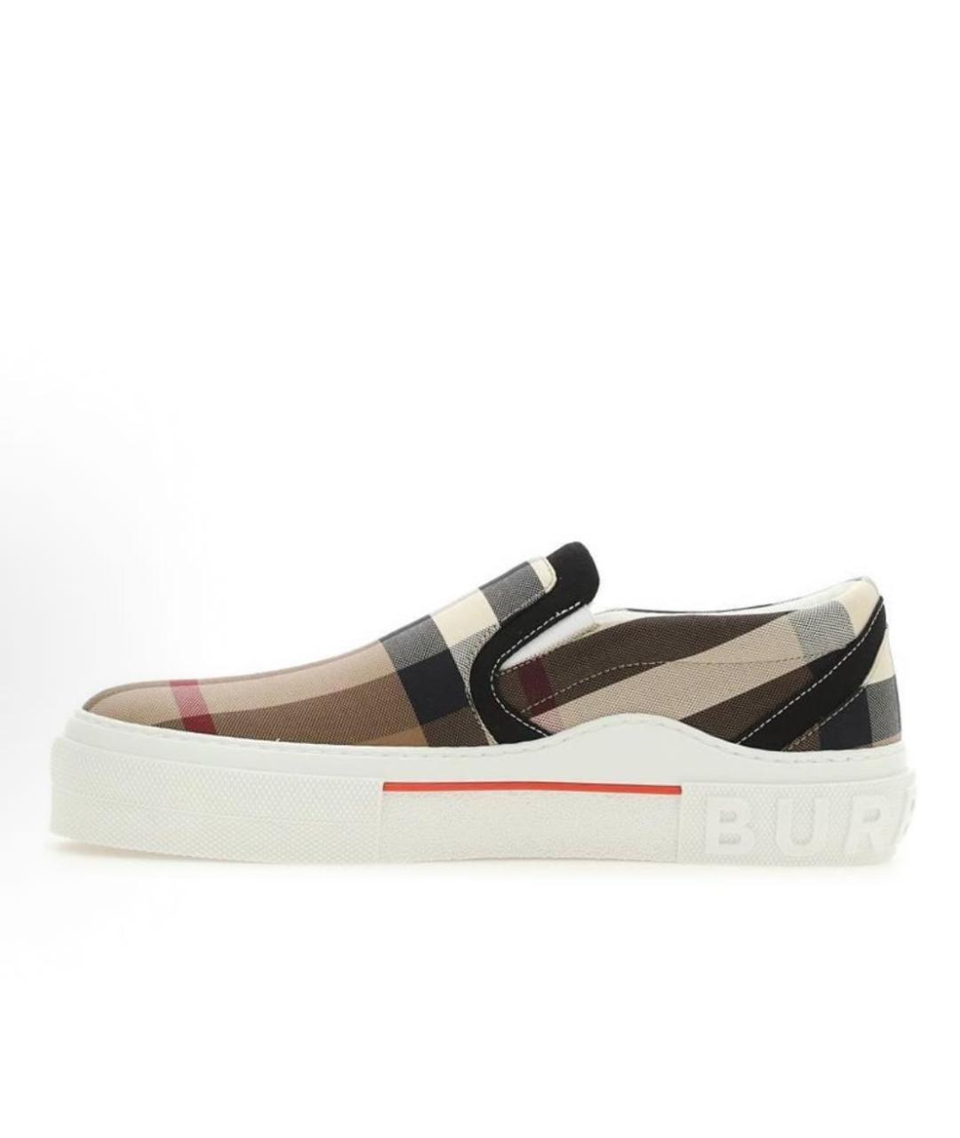 BURBERRY Бежевые слипоны, фото 9