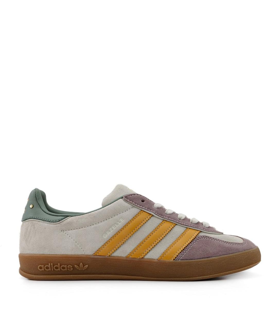 ADIDAS Бежевые замшевые низкие кроссовки / кеды, фото 10