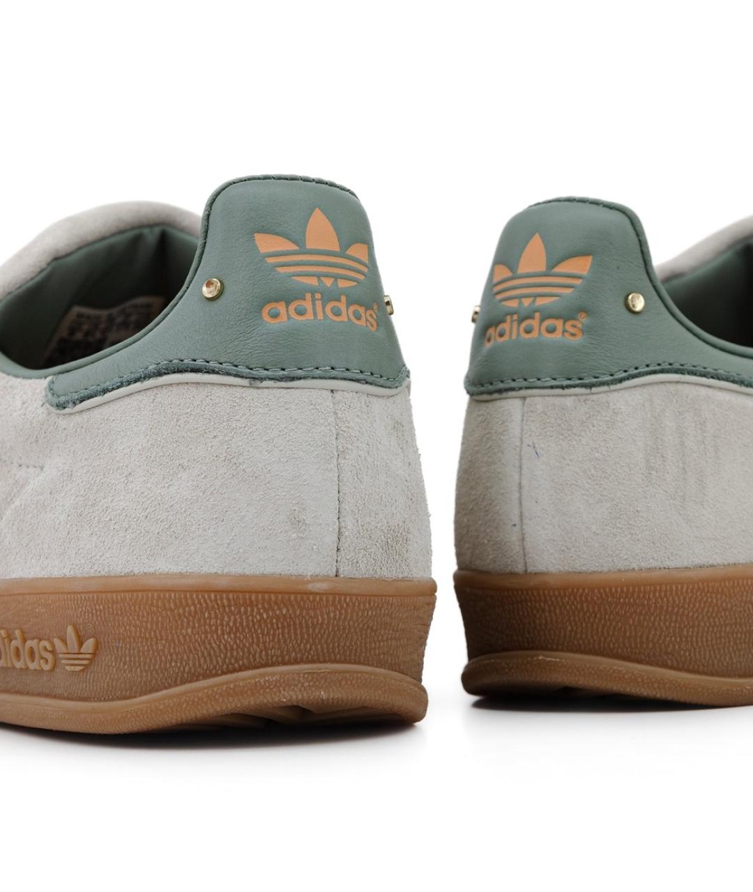 ADIDAS Бежевые замшевые низкие кроссовки / кеды, фото 5